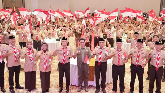 Acara Jumpa Tokoh Pramuka di Surabaya.