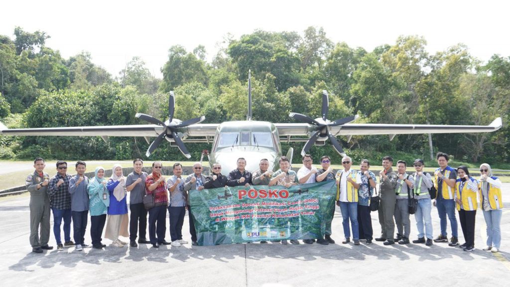 BMKG Gencarkan Pelaksanaan OMC Kawal Pembangunan Ibu Kota Nusantara. (Dok. BMKG)