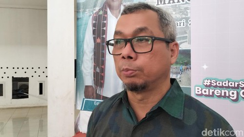 Dirjen Informasi dan Komunikasi Publik Kemenkominfo Usman Kansong saat ditemui di Labuan Bajo, Manggarai Barat, NTT, Selasa (30/7/2024). (Foto: Ambrosius Ardin/detikBali)