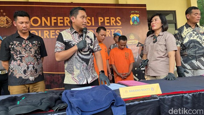 Dua maling motor spesialis kunci nyantol di Mojokerto.