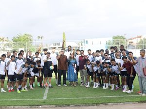 Latihan PSM Makassar Dikunjungi Tamu dari PBB, Ini Tujuannya