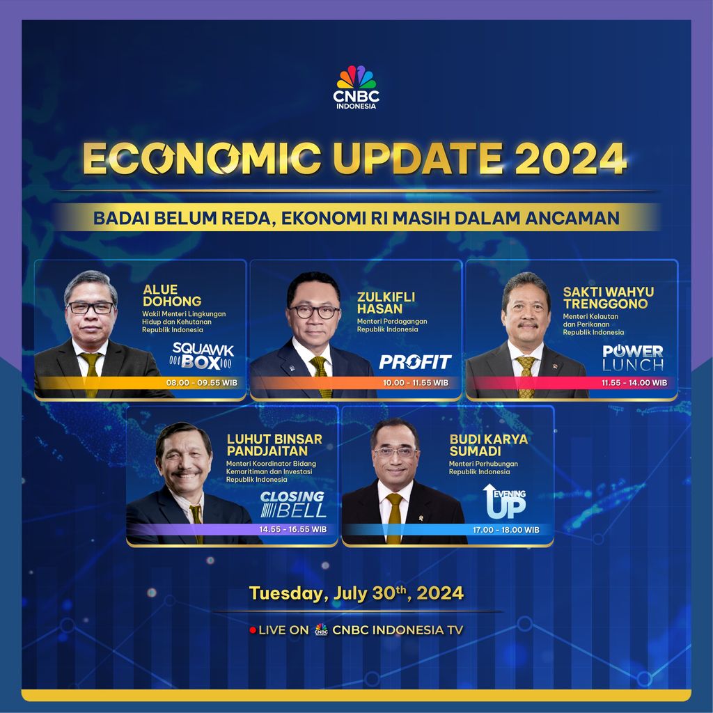 Economic Update 2024. (CNBC Indonesia TV)