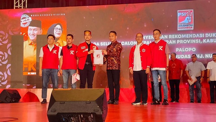 FKJ menerima rekomendasi dari Ketua Umum PSI, Kaesang Pangarep. (Dok. Istimewa)