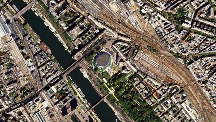 Gambar satelit Olimpiade Paris 2024
