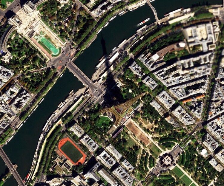 Gambar satelit Olimpiade Paris 2024