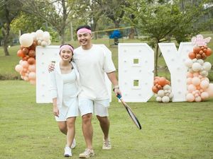 Momen Gender Reveal Gritte Agatha Berujung Sahabat Dilarikan ke RS