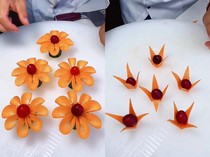 Seniman Makanan Ini Jago Bikin Hiasan dari Wortel dan Mentimun