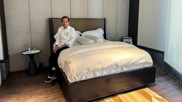 Jokowi spill penampakan kamar tidurnya di Istana Garuda IKN (dok Instagram Jokowi)