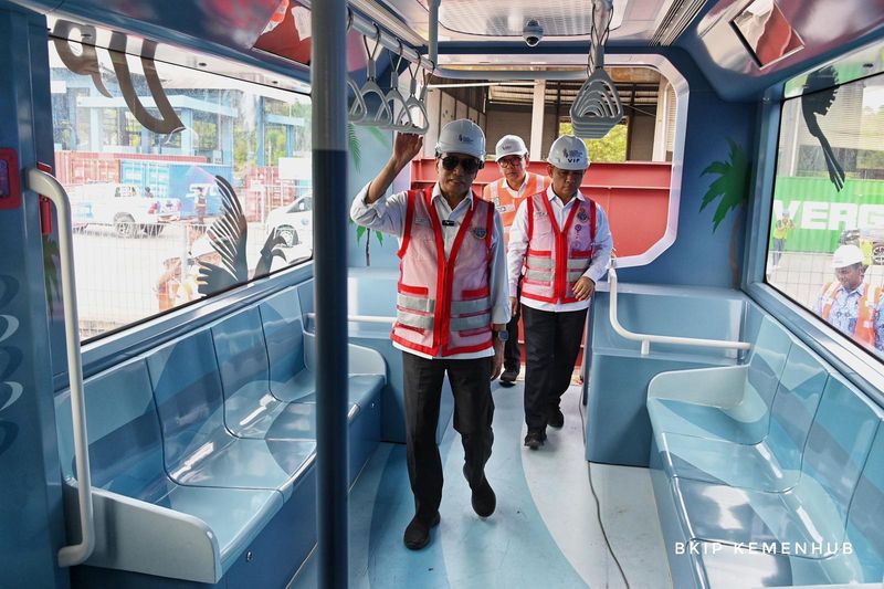 Kereta tanpa rel tiba di IKN