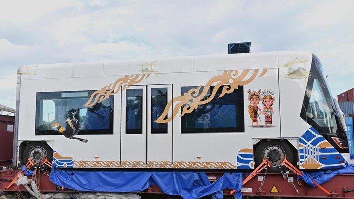 Kereta tanpa rel tiba di IKN