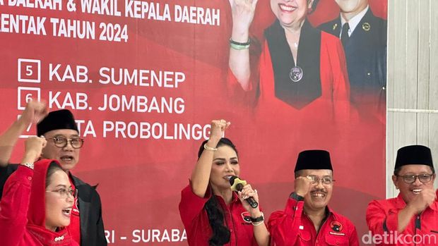 Kris Dayanti menyumbangkan suara emasnya usai menerima surat tugas PDIP maju di Pilwali Batu