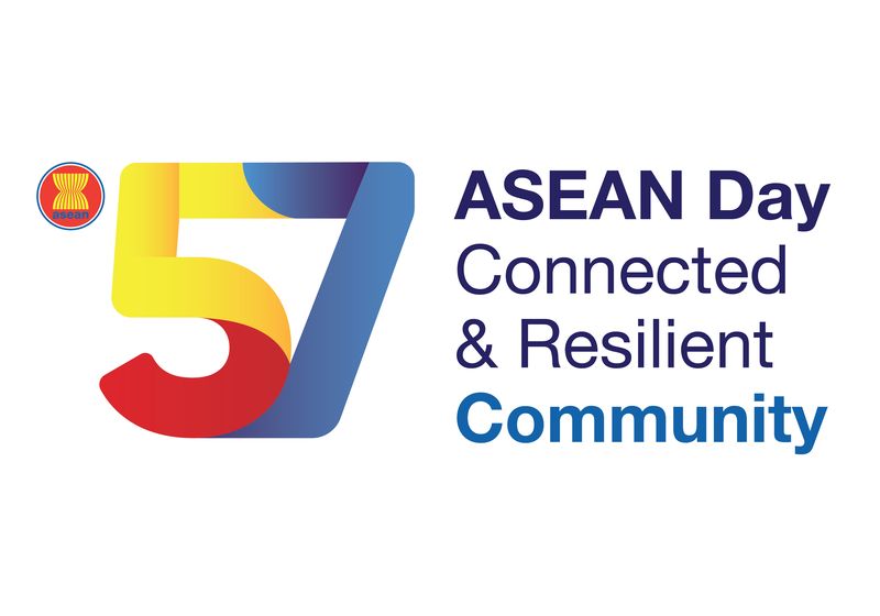 Logo HUT ke-57 ASEAN Tahun 2024