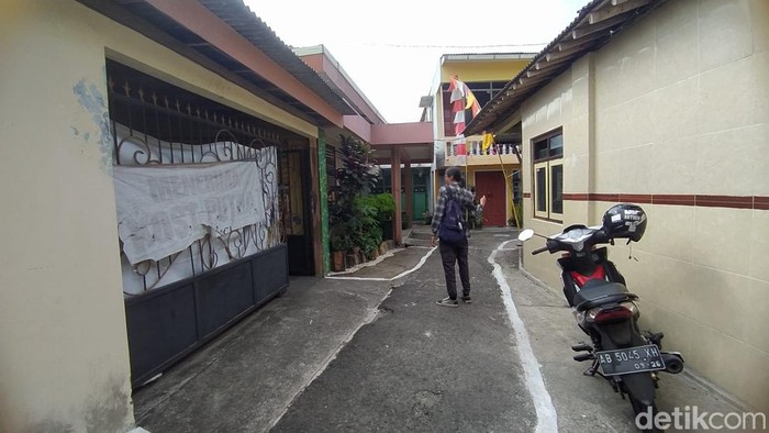 Lokasi pencurian sepeda motor di Kampung Pajangan, Kecamatan Magelang Utara, Kota Magelang.