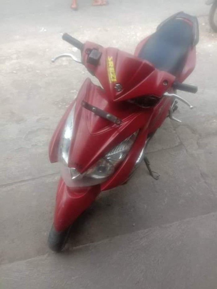 Penampakan motor Suzuki Skydrive yang sebelumnya milik terduga maling di Ponjong, Gunungkidul. Korban mengaku motor pelaku ditukar dengan motor Beat miliknya, Senin (29/7/2024).