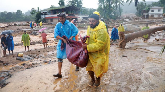 Bencana Tanah Longsor India: 19 Jiwa Melayang, Ratusan Hilang