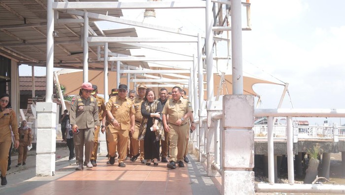 Pj Wali Kota Palembang dan jajaran tinjaubaa kawasan dermaga 7 ulu Kampung Kapitan