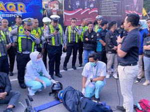 Pelatihan PPGD-Launching TAQR Tekan Laka di Polresta Malang Kota