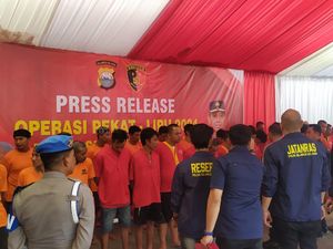 Polda Sulsel Tangkap 847 Orang Selama Operasi Pekat Lipu, 63 Anak Bawah Umur