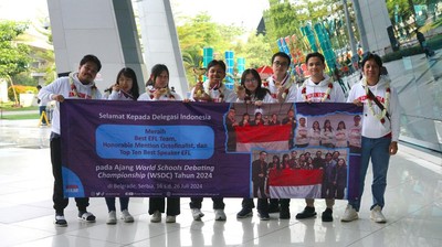 Siswa Indonesia Raih 3 Penghargaan di Kejuaraan Debat Sekolah Dunia 2024