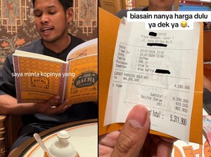 TikToker Iben MA Pesan Kopi Paling Mahal di Bacha Coffee, Habis Rp 5 Juta!
