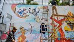Warna-warni Mural Percantik Wisata Kampung Braga