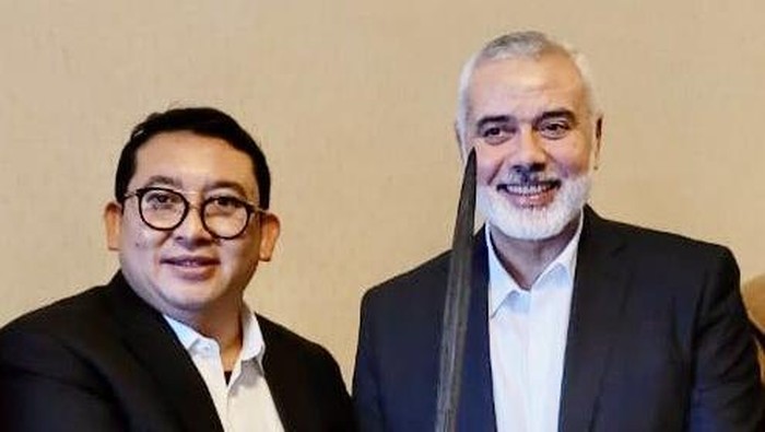 Fadli Zon dan Ismail Haniyeh. (dok. X Fadli Zon).