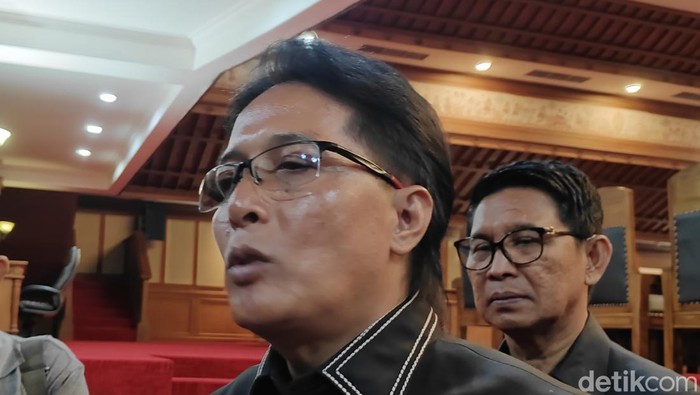 Bupati Badung I Nyoman Giri Prasta ditemui di DPRD, Puspem Badung, Rabu (31/7/2024). (Agus Eka/detikBali)