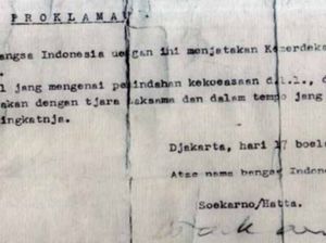 Simak Sejarah dan Isi Teks Proklamasi Kemerdekaan Indonesia