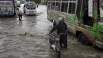 Penampakan Banjir Rendam Kawasan Karachi Pakistan