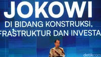 Jokowi juga bicara peringkat daya saing Indonesia yang melompat dari peringkat 34 hingga 27. Menurutnya, konektivitas yang baik akan mengundang masuk investor.  