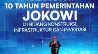 Ketua Umum Gapensi Andi Rukman Nurdin mengatakan, kepemimpinan Jokowi dalam menggenjot pembangunan infrastruktur bagaikan baja yang keras. Hal ini tergambarkan nyata melalui berbagai proyek strategis, mulai dari Keret Cepat Whoosh rusun sebanyak 65.235 unit, hingga tersambungnya tol sepanjang 2.839 km.  