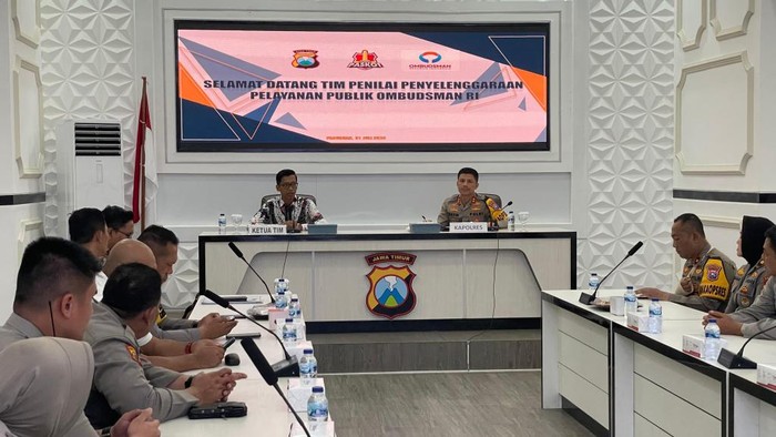 Ombudsman menilai kinerja pelayanan Polres Pasuruan Kota