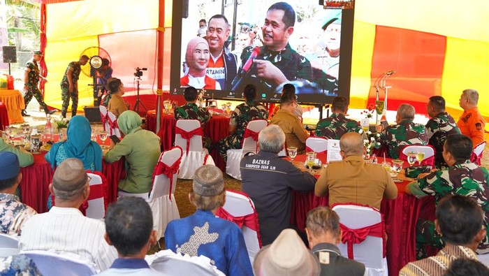 Pangdam II Sriwijaya Ikut Kegiatan Peresmian 2.664 Titik Sumber Air