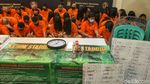 Penampakan Puluhan Tersangka Sabung Ayam Legok Stadium Bekasi