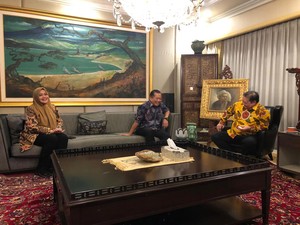 Iqbal-Dinda Temui Ketum Partai Golkar Airlangga Hartarto Jelang Pilgub 2024