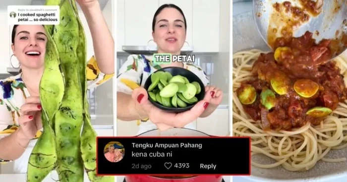 kreasi spaghetti campur petai