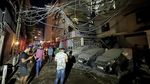 Potret Kehancuran di Kota Beirut Ulah Rudal Israel