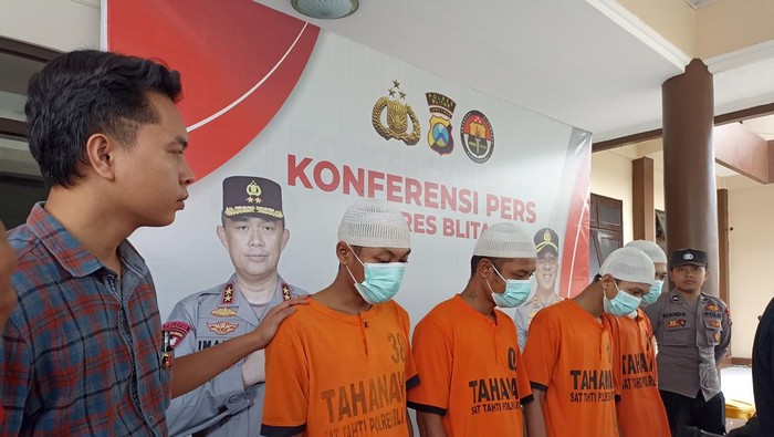 Tampang para pelaku pemerkosa anak di Blitar