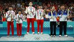 Viral! Momen Atlet Korsel dan Korut Selfie di Podium Olimpiade Paris 2024