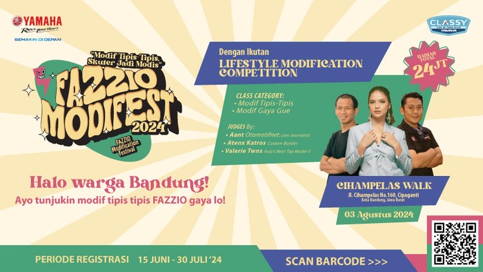 Yamaha Fazzio Modifest 2024