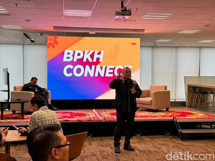 Anggota Badan Pelaksana BPKH Amri Yusuf dalam acara BPKH Connect, Kamis (1/8/2024).
