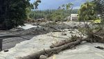 Banjir Bikin Sejumlah Jalan di AS Hancur