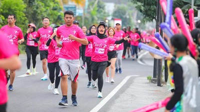 Potret Kemeriahan Charity Fun Run di Yogyakarta