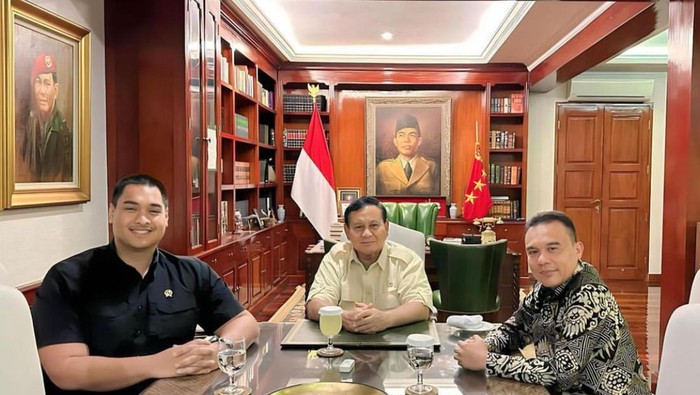 Dito, Prabowo dan Dasco bertemu
