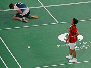 Babak Belur Tunggal Putra Bulutangkis Indonesia di Olimpiade 2024