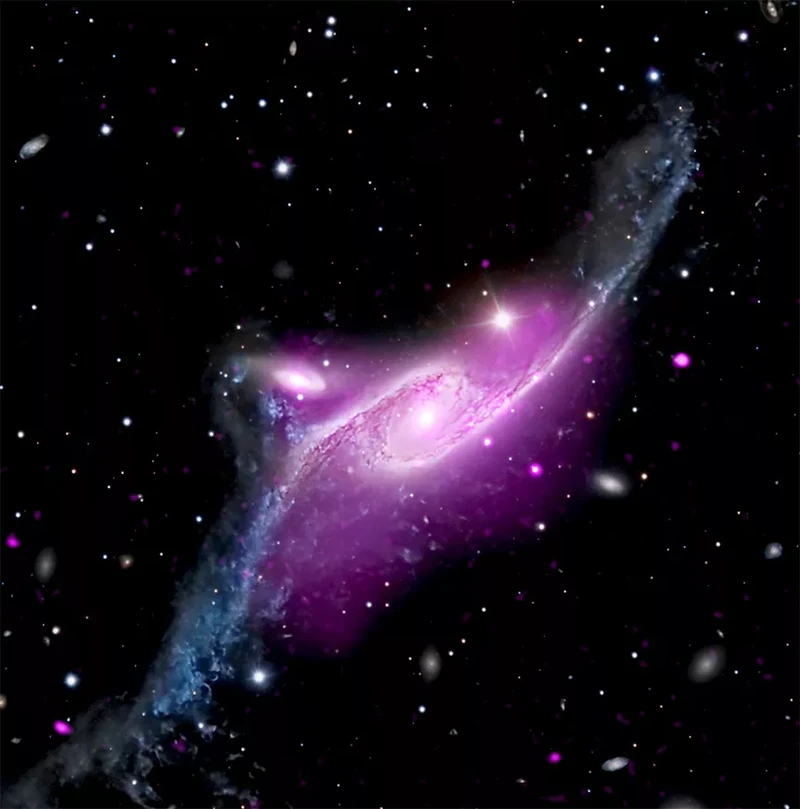 Foto dari Observatorium sinar-X Chandra NASA