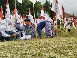 Gebyar 10.001 Merah Putih di Gedung Perundingan Linggarjati Dimulai!