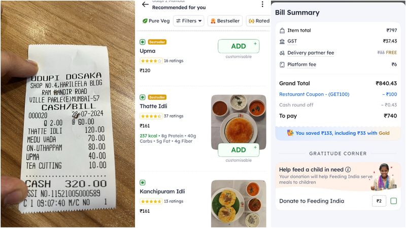 Harga Makanan di Resto vs Online Ternyata Beda Jauh