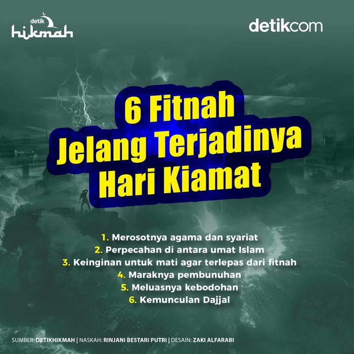 Infografis fitnah jelang kiamat