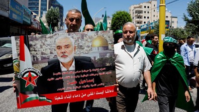 Ismail Haniyeh Dibunuh, Tepi Barat Bergolak